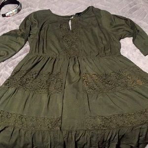 Torrid army green dress